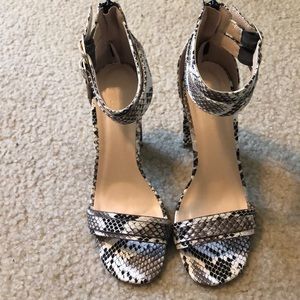 Snake Skin Heels
